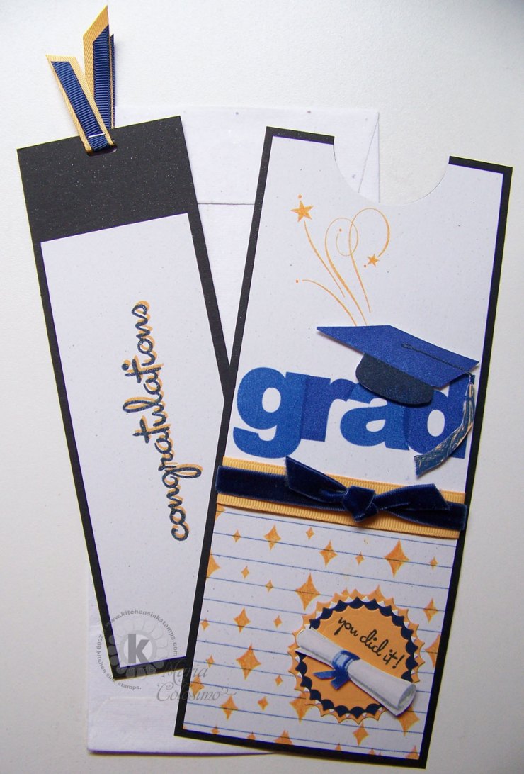 Pull Tab Long Tall Graduation Card